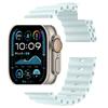 Adecuado para Apple S11 Correa Ocean, Correa de reloj de silicona modelo oficial igual para Apple Watch 10/9 Ultra3