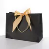 Bolsa de Mano Lazo Bolsa de Papel Impresión Bolsa para Prenda Bolsa de Regalo Bolsa de Compras Bolsa de Embalaje Bolsa Cosmética Color Comercio Exterior