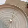 Diseño de Nicho Sentido Pata de Gato Perla Collar Accesorios para Mujer Lujo Ligero Sentido de Alta Gama Cadena para Clavícula Elegante Lujo Ligero Moda Collar