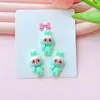 Boneca de Desenho Animado DIY Acessórios de Resina Presilhas para Cabelo Materiais para Enfeites de Cabelo Pingentes para Chaveiro Acessórios Decorações para Tamancos Charms para Sapatos