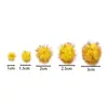 Pompones de Hilo Dorado de Colores Bolas de Felpa de Polipropileno Accesorios de Decoración Navideña para Ropa DIY Infantil Decoraciones Festivas