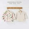 Top Infantil 2026 Otoño Nuevo Estilo Unisex Manga Larga Algodón Puro Clase A Camiseta Estampada Ropa Interior Base para Bebé para Exteriores