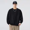 Sudadera de cuello redondo para hombre, nueva colección otoño 2026, diseño de retazos moderno, camiseta de manga larga casual y a la moda, ropa para hombre al por mayor