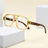Gafas de Sol Pilot de Doble Puente de Moda para Hombre, Cuadradas Casuales 2025, Montura de Gafas de Alta Gama con Filtro de Luz Azul