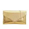 Nova Bolsa Envelope Moda Europeia e Americana 2026, Clutch Elegante para Noite, Bolsa Transversal com Corrente Estilosa para Mulheres