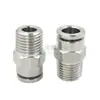Conector Terminal de Acero Inoxidable 304/316 de Paso Recto Conexión Rápida Rosca Macho Conector Rápido para Manguera Manguera de Aire PC8-02