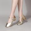 Zapatos de baile latino transfronterizos 2025, nuevos, con suela suave, para damas, modernos, para profesoras de alto rendimiento.