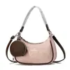 Bolso de Hombro Nuevo Elegante Clásico con Relieve Macarrón Moda Celebridad de Internet Personalidad Versátil Casual para Viajes Cotidianos para Mujer