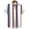 Comercio electrónico transfronterizo popular nuevo de verano para hombre impresión digital 3D tendencia de ocio hawaiana camisa de manga corta