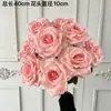 Rosa rosa hortensia boda flores artificiales arreglo de escena arreglo floral arreglo floral DIY materiales para arreglos florales flores falsas