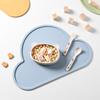 Ins Nordic Baby Crianças Cloud Food Grade Silicone Placemat Calor Isolado Mobile Dinner Plate Estudante Western Food Table Mat Spot