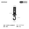 Hebilla de Correa de Nylon Hikeman Estilo Camping al Aire Libre Mosquetón Táctico Multifuncional Hebilla Triangular Llavero
