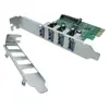 Tarjeta de expansión PCIe a USB 3.0 de 2/4 puertos, tarjeta adaptadora PCI-E para computadoras de escritorio con conectores grandes de 4P/15P / no requiere alimentación