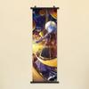 Desenho Animado Dragon Ball Z Wukong Super Saiyajin Rolo Pendurado Sala Quarto Mural Exposição Cartaz Pendurado Pintura Pendurada