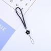 Cordón trenzado de cuatro hojas, cordón de muñeca, cordón para funda de teléfono móvil, cuerda para el cuello, lindo cordón corto para teléfono móvil, accesorios DIY