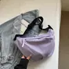 Bolso Cruzado Informal para Viajero, Bolso Cruzado de Lona para Mujer, Bolso Deportivo Ligero para Estudiantes Universitarios, Bolso Cruzado de Nylon Tipo Bollo