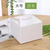 Caja Cuadrada para Postre de Papel Kraft, Caja para Empaquetar Galletas, Pasteles de Turrón de Copo de Nieve Hechos a Mano, En Stock
