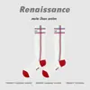 Calcetines Deportivos Finos de Compresión Renaissance para Pantorrilla para Correr, Fitness, Adelgazamiento, Antideslizantes y Escalada Calcetines Largos