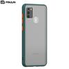 Para VIVO V17 Pro capa de celular com almofada de ar, furo fino, contraste de cores, fosca, sensação de pele suspensa, capa de celular