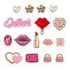 Zuecos de Venta Caliente Transfronterizos DIY Decoración de Hebilla de Flor para Zapato Accesorios Dulces Removibles Diamante Flash de Una Pieza Hebilla para Zapato Pieza Única