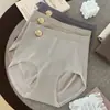 Shorts Triangle Feminino Outono/Inverno Novo Cintura Alta Lã Fio Térmico Controle de Barriga Levanta Bumbum Sem Costura Parte Íntima Antibacteriana