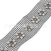 Diamantes de Imitación Netos Transfronterizos de 5 mm con Bordes, Diamantes de Imitación con Garra en Forma de Flor de 3 Filas, Accesorios para Ropa DIY, Vestido, Zapatos, Sombreros, Accesorios de Decoración para Equipaje