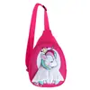 Nova Mochila de Ombro Infantil 2025 Jardim de Infância Desenho Animado Unicórnio Bolsa de Casca Dura Bolsa de Peito Fofa para Meninos e Meninas