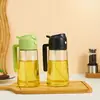 Botella Atomizadora de Aceite Atomizador Integrado Olla de Aceite de 500ML Botella Atomizadora de Aceite Vidrio Hogar Cocina Botella Atomizadora para Freidora de Aire