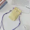 Bolsa Feminina Xadrez para Celular, Pequena Bolsa Transversal Fashion, Bolsa de Ombro Casual Japonesa e Coreana, Porta-Moedas e Cartões, Mini Bolsa de Armazenamento