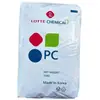 PC Transparente Lotte Chemical 1100U Matéria-Prima Plástica Produtos em Chapa Resistentes a UV Grânulos de Plástico de Policarbonato