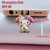 Tapón de polvo para teléfono móvil 2D, colgante acrílico de gatito transfronterizo, colgante de Tipo C enojado, artículo de venta caliente, otros productos africanos