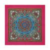 Bandana Lenço Multifuncional Europeu e Americano Transfronteiriço Street Boêmio Étnico Estilo Retrô Paisley Lenço Quadrado para Mulheres