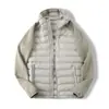Chaqueta abrigo de invierno para hombre, cálida, con relleno de algodón 6013