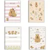 Caderno de capa dura Capycuties 80 Folhas.