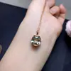 ¡Colgante de Cristal Verde Natural! ¡Cristal Limpio! ¡Fuego Súper Fuerte! Especificaciones de Piedra Suelta 10*10mm
