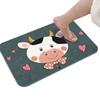 Alfombra de baño de dibujos animados, venta al por mayor, absorbente, para puerta de dormitorio, cocina, entrada de casa