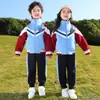 Conjunto de Uniforme Escolar Primário e Secundário, Uniforme de Jardim de Infância, Roupa de Trabalho para Professores, Novo Uniforme de Turma para Primavera e Outono, Uniforme Esportivo