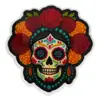 Impressão UV Dia dos Mortos Mexicano Charms de Sapato de Borracha Macia Crânio Personalizado Crocs Decoração DIY Acessórios de Fivela de Sapato Em Estoque