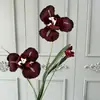 Grande flor de íris artificial com um toque de luxo para decoração de casa e sala de estar, flores artificiais para atacado para comércio exterior transfronteiriço