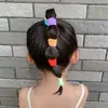 Elástico de borracha alta cor anel de toalha crianças e meninas rabo de cavalo lata corda de cabelo simples acessórios de cabelo corda para cocar cocar