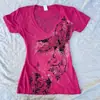 Aliexpress Europeo y Americano Nuevo Estilo Camiseta de Mujer Y2K Ajustada Top Estampado Top Tubo Moda Chica Atrevida Estilo Retro Ropa de Mujer Al por Mayor