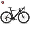 Bicicleta de Carretera Zhuite R10Pro Marco de Fibra de Carbono Rines de Fibra de Carbono de 50 mm Bicicleta de 22 Velocidades con Frenos de Disco Hidráulicos Aerodinámica