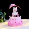 Bola de Cristal Musical con Nieve y Luz Estilo Ins Soñador Nube Flotante Canción de Amor, Exquisito Regalo para Niñas, Dropshipping