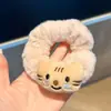 Nuevo Coletero de Felpa para Cola de Caballo Alta, Scrunchie, Gato y Pez Lindos, Accesorio para el Cabello de Alto Valor