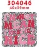 Acessórios de Acrílico Desenho Animado com Glitter Transfronteiriço Acessórios para Joias DIY de Resina Patch Grampo de Cabelo Grampo de Cabelo Gt-Y-304001