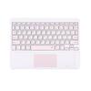 Para ipad10 Samsung segundos controle teclado Bluetooth tecla quadrada toque Bluetooth sem fio fonético espanhol lote de fábrica explosão