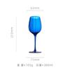 Copa de vino tinto de fantasía del mismo estilo LSA del Reino Unido, copa ligera de lujo vintage, copa de cristal para el hogar, copa de vino y champán