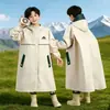 Capa de Chuva Infantil para Meninos e Meninas, Impermeável de Corpo Inteiro, Anti-Chuva Forte, Alunos da Educação Infantil e Ensino Fundamental, Especial para a Escola, com Espaço para Mochila, Capa de Chuva