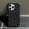 Funda de Teléfono Apple 17pro Patrón Floral Pequeño de Gama Alta Sencilla Cubierta Protectora de Carcasa Dura de Vidrio iPhone 18pm Venta al por Mayor