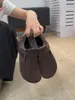 Zapatos Birkenstock de Suela Gruesa con Plataforma Interior, Slip-On, Peludos, para Mujer, Invierno 2025, Nuevos, Retro, Forrados de Felpa, Zapatos de Algodón Doudou Birkenstock